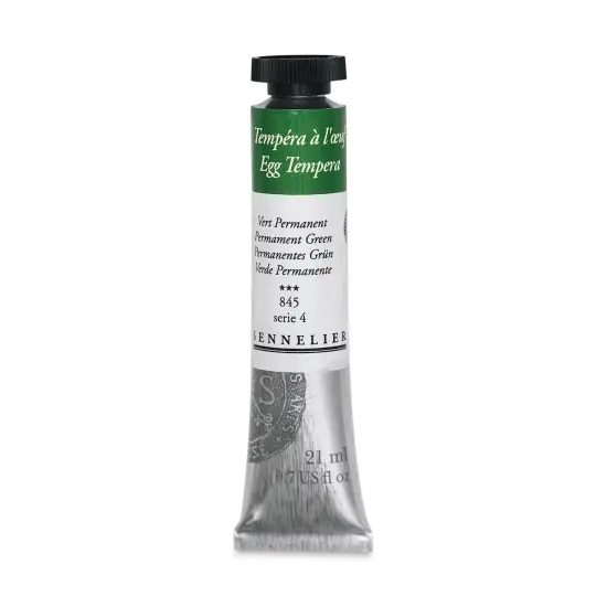 Sennelier Artists Egg Tempera - Permanent Green, 21 ml tube {1}