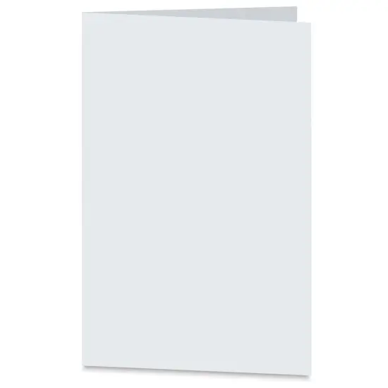 Arturo Vertical Folded Card - 6-1/2" x 9", White, Medium Greeting, Package of 100 {1}
