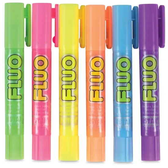 Playcolor - Florescent Colors, Set of 6, Pocket Sized {1}