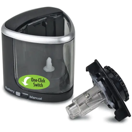 The Pencil Grip The Duet Pencil Sharpener-Black {4}