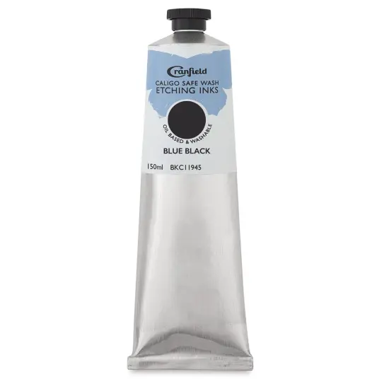 Cranfield Caligo Safe Wash Etching Ink - Blue Black, 150 ml Tube {1}