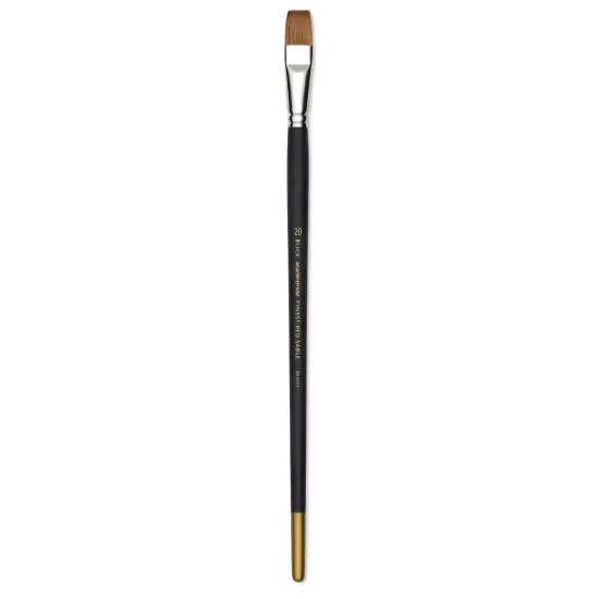 Blick Masterstroke Finest Red Sable Brush - Bright, Size 20, Long Handle {1}