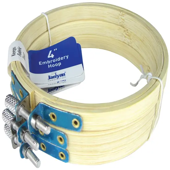 Janlynn Wood Embroidery Hoop 4"-Natural {2}