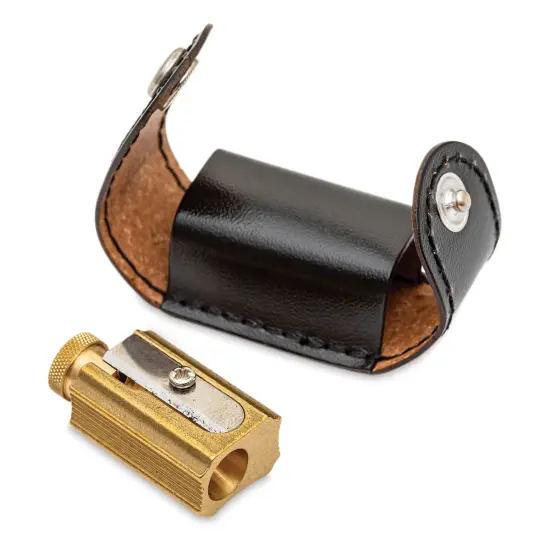 Dux Adjustable Brass Sharpener with Case {1}