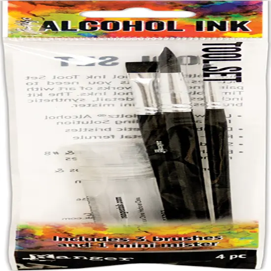 Tim Holtz Alcohol Ink Tool Set-Includes 3 Brushes & Mini Mister {1}