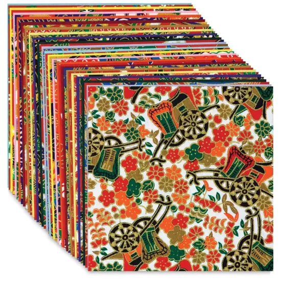 CHIYOGAMI ORIGAMI/YUZEN WASHI 40SH 4IN {2}