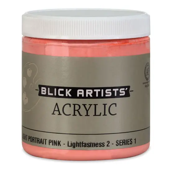 Blick Artists' Acrylic - Light Pink, 8 oz jar {1}