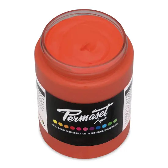 Permaset Aqua Fabric Ink - Supercover Glow Orange, 300 ml {1}