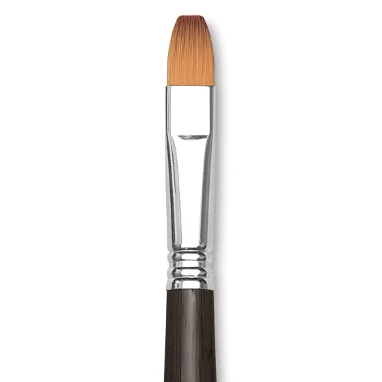 Escoda Prado Tame Synthetic Brush - Bright, Long Handle, Size 14 {1}