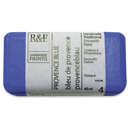 R&F Encaustic Paint Block - Provence Blue, 40 ml, Block {1}