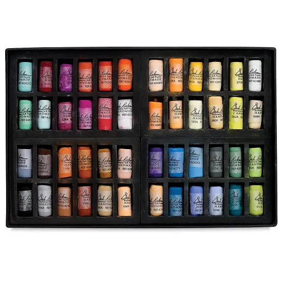 Richeson Handmade Soft Pastels - Assorted Colors, Set of 48, Half Stick {2}