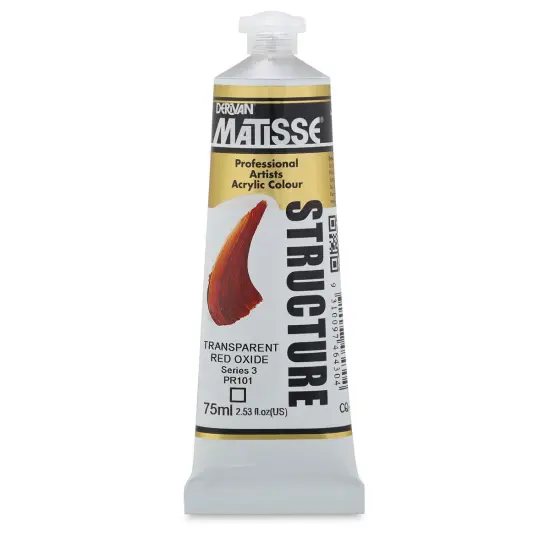 Matisse Structure Paint - Transparent Red Oxide, 75 ml {1}