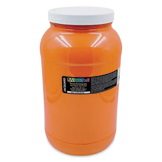 Jacquard Versatex Screen Printing Ink - Orange, 128 oz jar {1}
