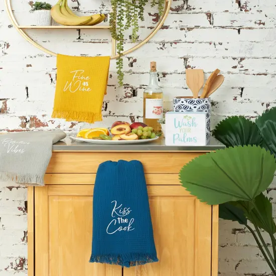 Wash Your Palms Wood Block Shelf Sitter {4}