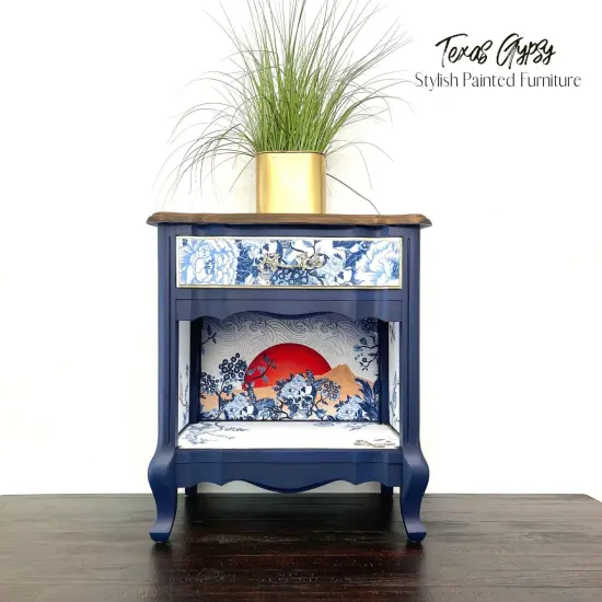 Redesign Decor Stamp-Distressed Floral Prts 12"x12" (7 pcs) {5}