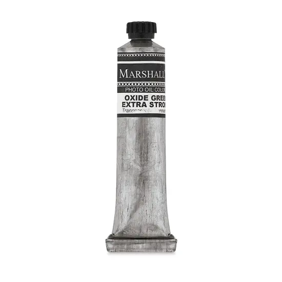 Marshall's Photo Oil Color - Oxide Green Extra Strong, 3/4" x 4" Tube {1}