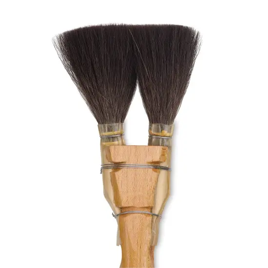 Da Vinci Double Squirrel Brush - Square-Edged, Size 3 {1}