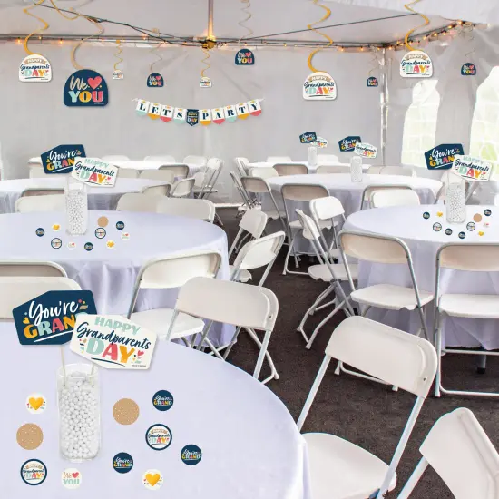 Big Dot of Happiness Happy Grandparents Day - Grandma & Grandpa Party Supplies Decoration Kit - Decor Galore Party Pack - 51 Pieces {4}