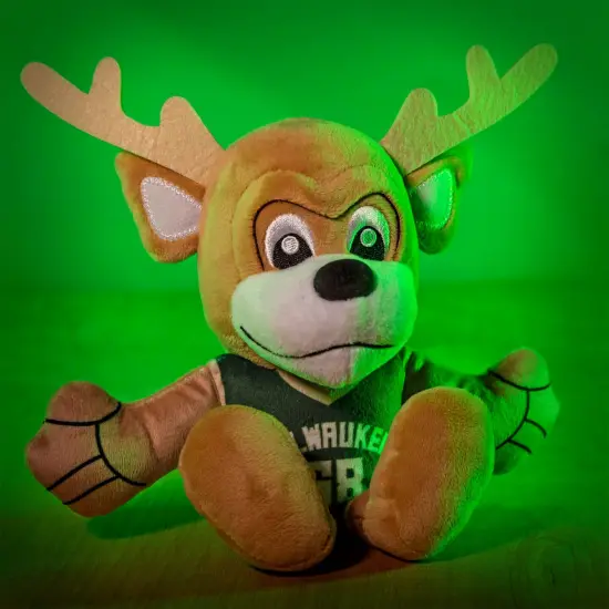 Bleacher Creatures Milwaukee Bucks Bango Mascot 8" Kuricha Sitting Plush {5}