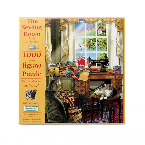 Sunsout The Sewing Room 1000 pc Jigsaw Puzzle 34983 {4}
