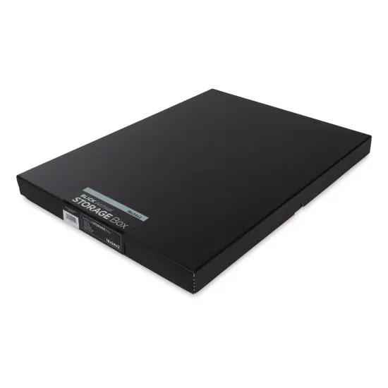 Blick Archival Storage Box - 18" x 24" x 2", Black {1}