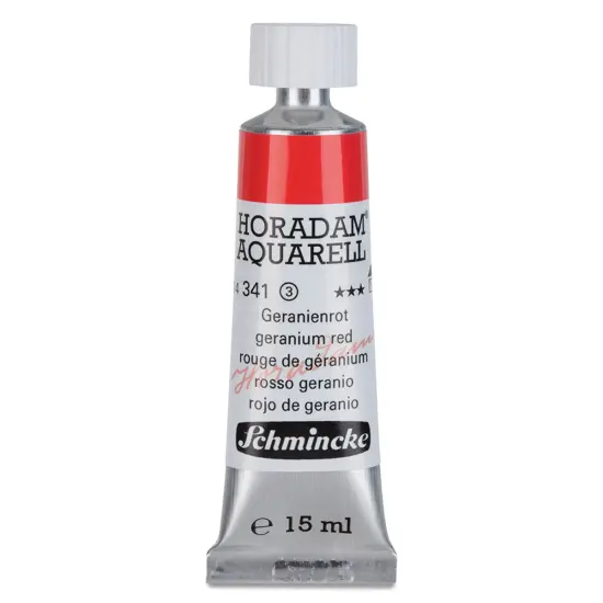 Schmincke Horadam Aquarell Artist Watercolor - Geranium Red, 15 ml tube {1}