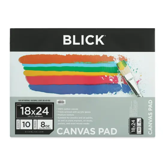Blick Canvas Pad - 18" x 24", 10 Sheets {2}