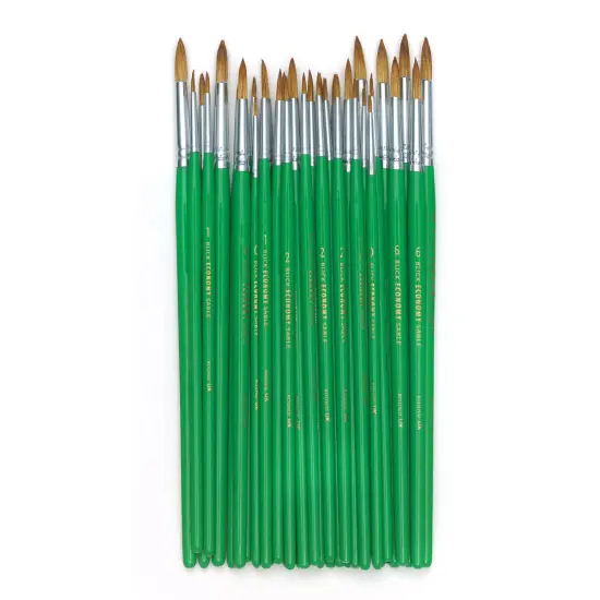 Blick Economy Short Handle Sable Class Pack - Round, Classpack of 36 {1}