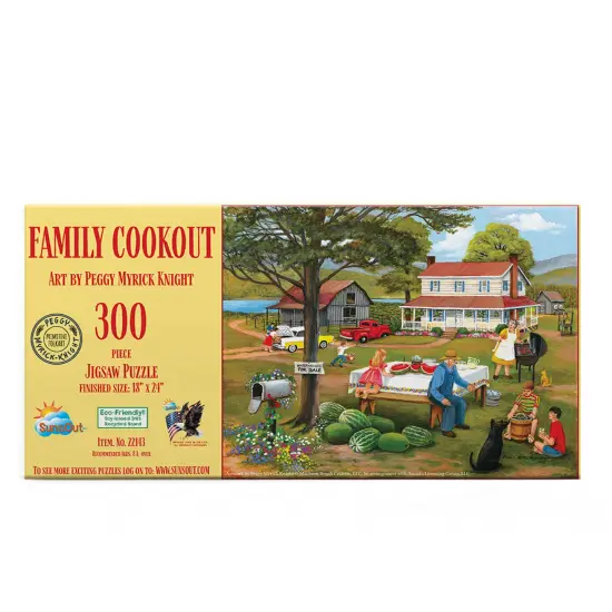 Sunsout Family Cookout 300 pc Jigsaw Puzzle 22143 {4}