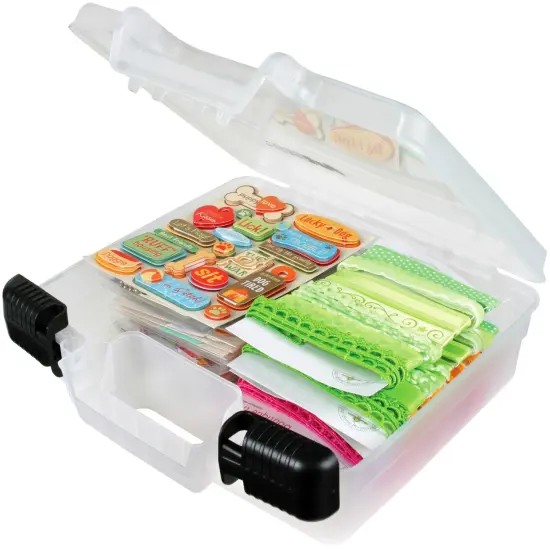 ArtBin Quick View Deep Base Carrying Case-10.25"X3.25"X9.625" Translucent {2}