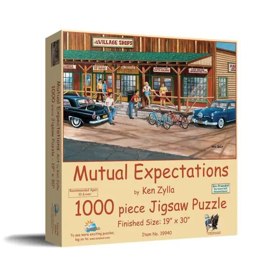 Sunsout Mutual Expectations 1000 pc Jigsaw Puzzle 39940 {3}