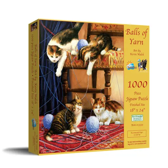 Sunsout Balls of Yarn 500 pc Jigsaw Puzzle 13339 {3}