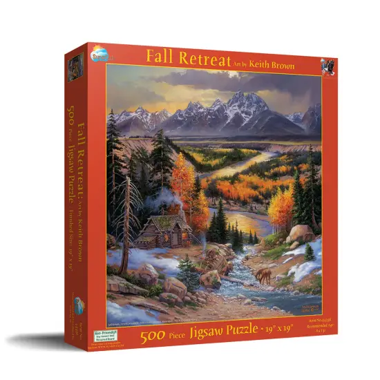 Sunsout Fall Retreat 500 pc Jigsaw Puzzle 44336 {3}