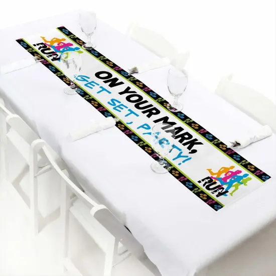 Big Dot of Happiness Set the Pace - Running - Track, Cross Country or Marathon Party Decorations Party Banner {7}
