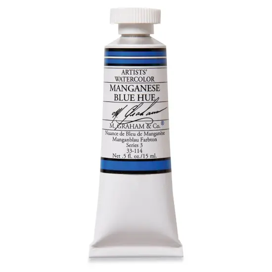 M. Graham Artists' Watercolor - Manganese Blue Hue, 15 ml Tube {1}