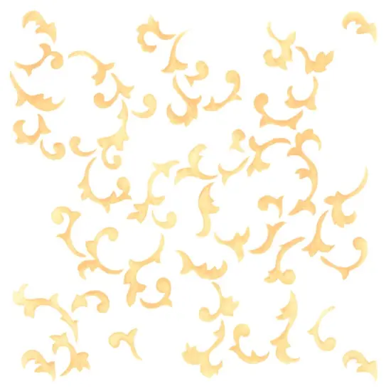 Scroll Wallpaper Wall Stencil | 3303 by Designer Stencils | Pattern Stencils | Reusable Stencils for Painting | Safe & Reusable Template for Wall Decor | Try This Stencil Instead of a Wallpaper | Easy to Use & Clean Art Stencil Pattern {1}