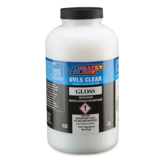 Createx UVLS Clear Top Coat - Gloss, 32 oz {1}