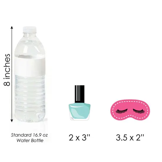 Big Dot of Happiness Spa Day - DIY Shaped Girls Makeup Party Cut-Outs - 24 Count {4}