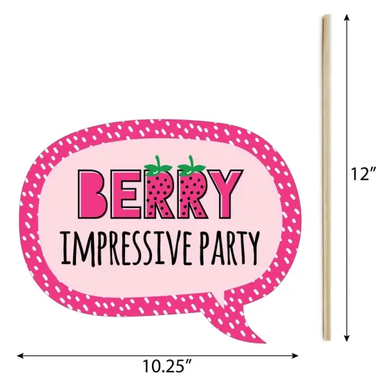 Big Dot of Happiness Funny Tutti Fruity - Frutti Summer Baby Shower or Birthday Party Photo Booth Props Kit - 10 Piece {6}