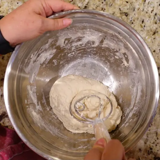 Lehman's Old Country Maple Dough Mixing Whisk Baking Tool Quick Mixing {3}