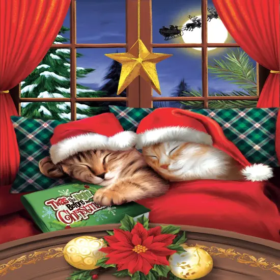 Sunsout To All a Merry Christmas 300 pc Christmas Jigsaw Puzzle 28818 {1}