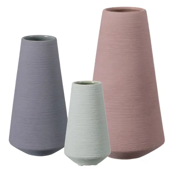 Decorative Ceramic Round Cone Shape Centerpiece Table Vase {7}