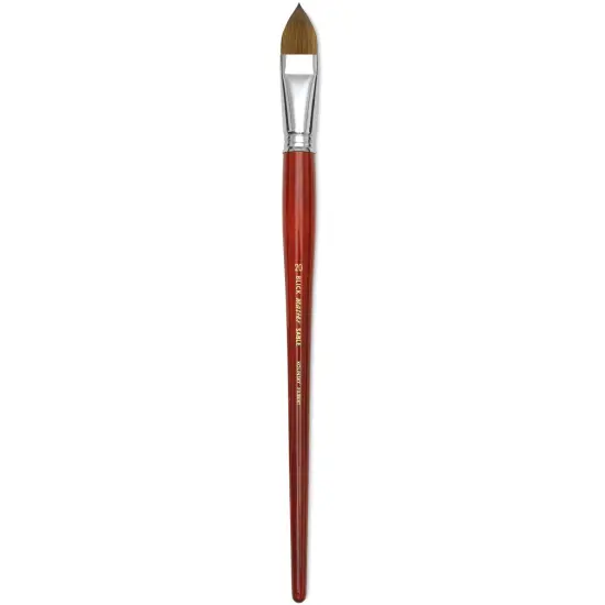 Blick Master Kolinsky Sable Brush - Filbert, Long Handle, Size 20 {1}