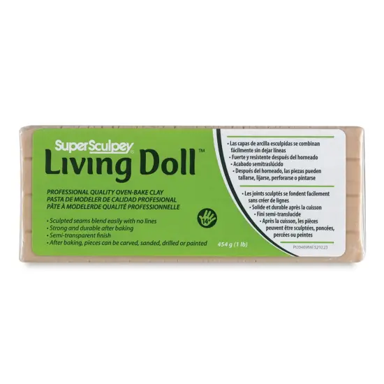 Sculpey Living Doll Polymer Clay - 1 lb, Beige {1}