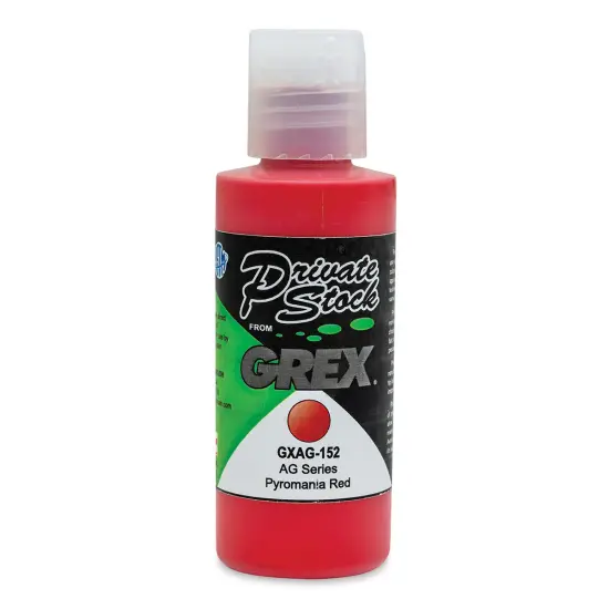 Grex Private Stock Airbrush Color - Pyromania Red, 2 oz {1}