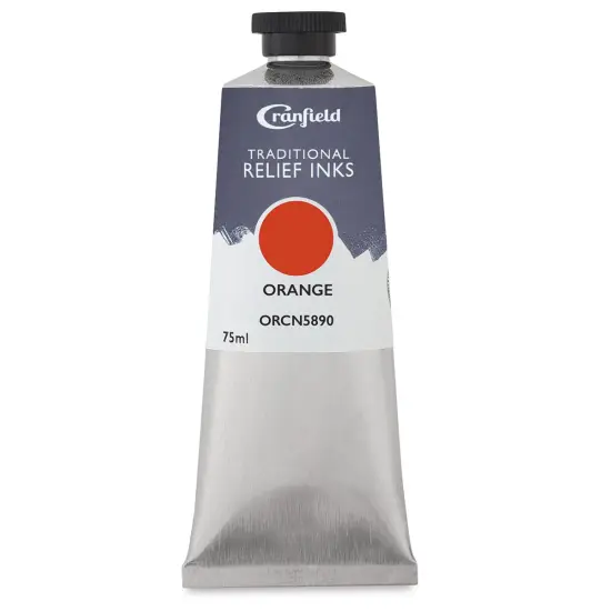 Cranfield Traditional Relief Ink - Orange, 75 ml {1}