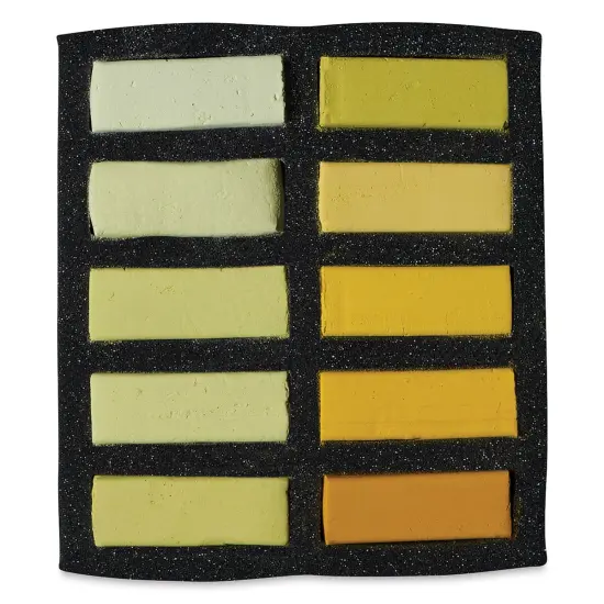 Art Spectrum Extra Soft Square Pastels - Yellows, Set of 10 {1}