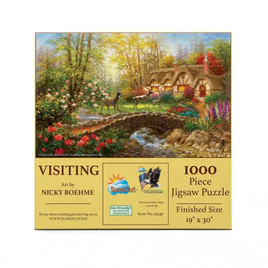 Sunsout Visiting 1000 pc Jigsaw Puzzle 19146 {4}