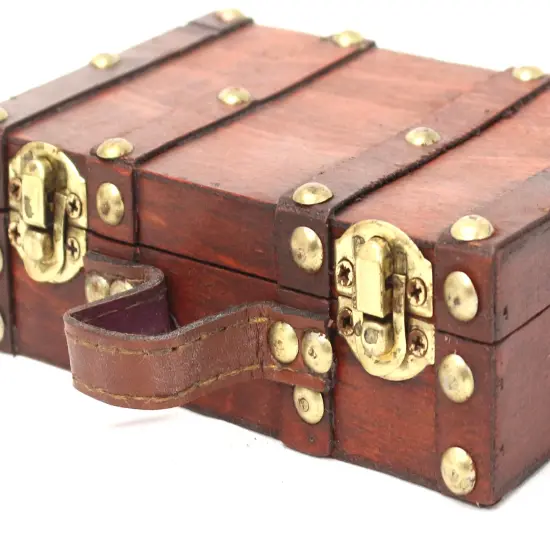 Antique Style Small Mini Suitcase {3}