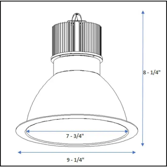 Satco 8 in. 20w LED Commercial Downlight Retrofit - 3000K - 0-10V Dimming Only Soft White {3}